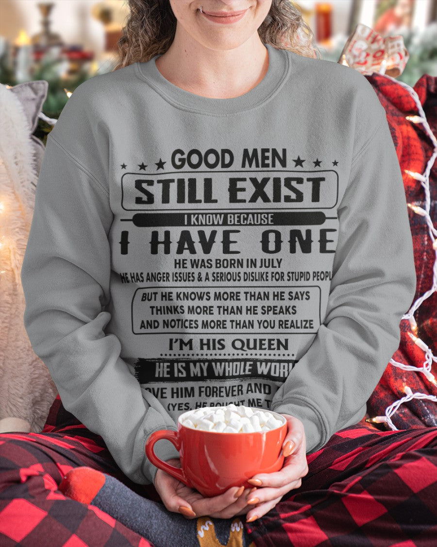 July - Good men Still Exist - gift for your girlfriend, wife from Husband - TIEN07 (SKU-GM-07)