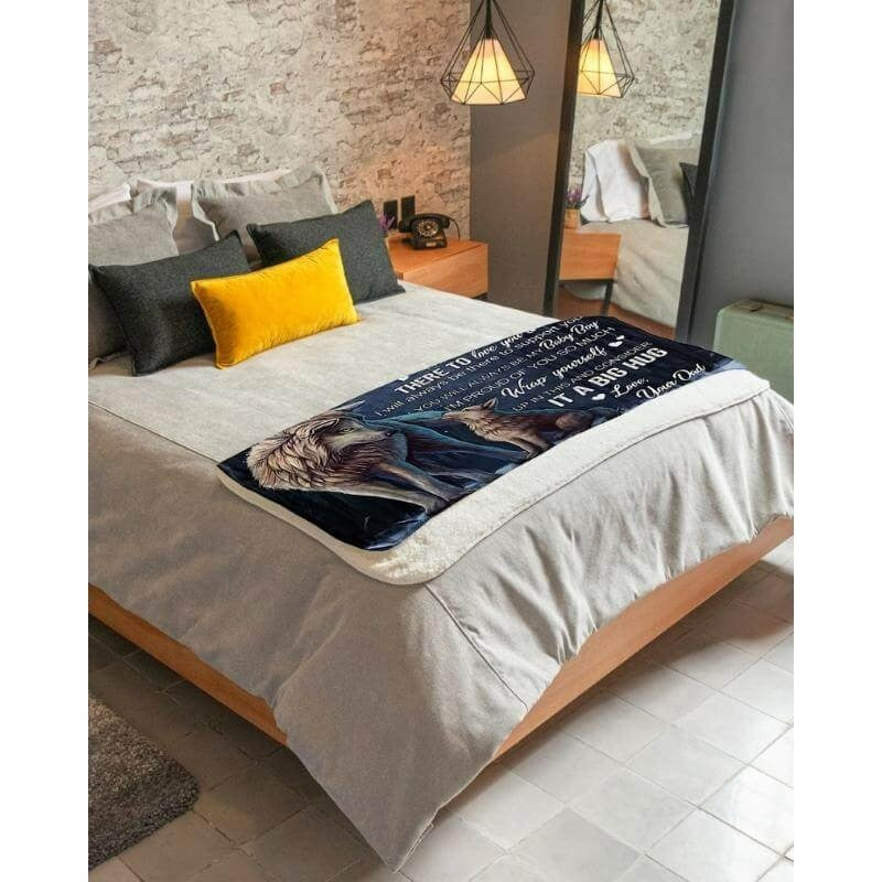 Special Gift For Your Son Blanket - From Dad (SKU-CHAU-B24)