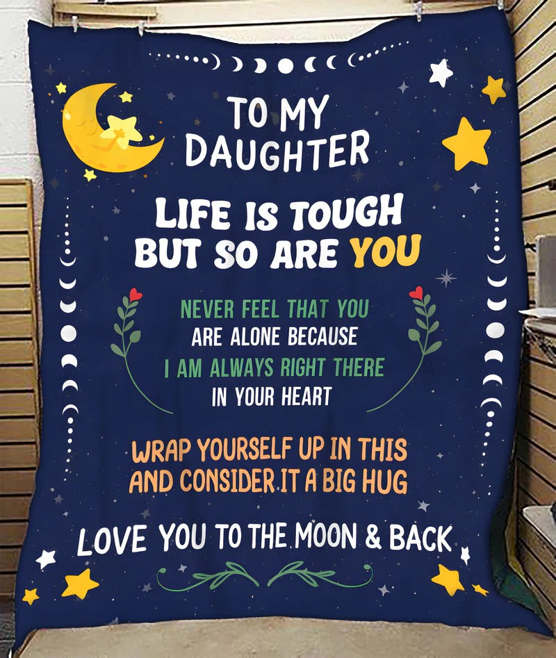 Meaningful Blanket from Grandma to Daughter - From Heart to Heart