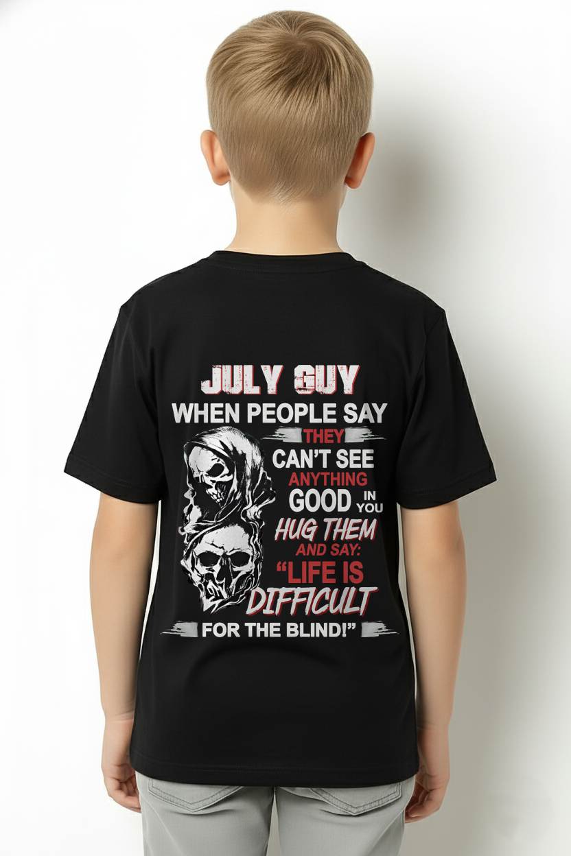 "YES, LIFE IS DIFFICULT FOR THE BLIND!" – COOL T - SHIRT FOR MEN – TIEN07 (SKU12-253-07)
