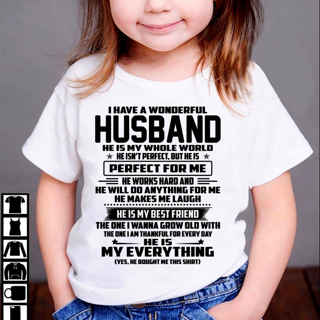 I Have A Wonderful Husband – Gift For Wife From Husband – DOAN00 (SKU12-314-00)