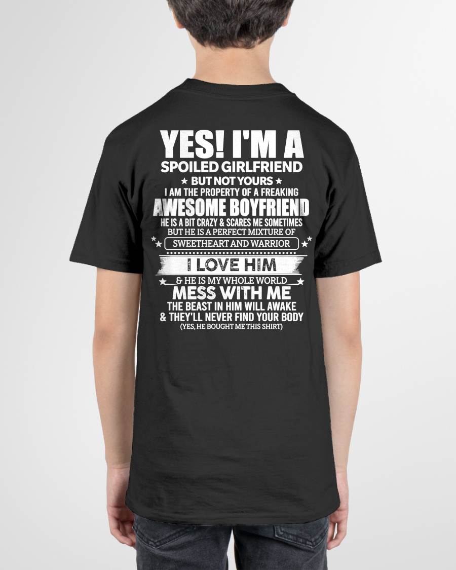 YES! I'M A SPOILED GIRLFRIEND - GIFT FROM BOYFRIEND/HUSBAND - tien00 (SKU2606-265-00)