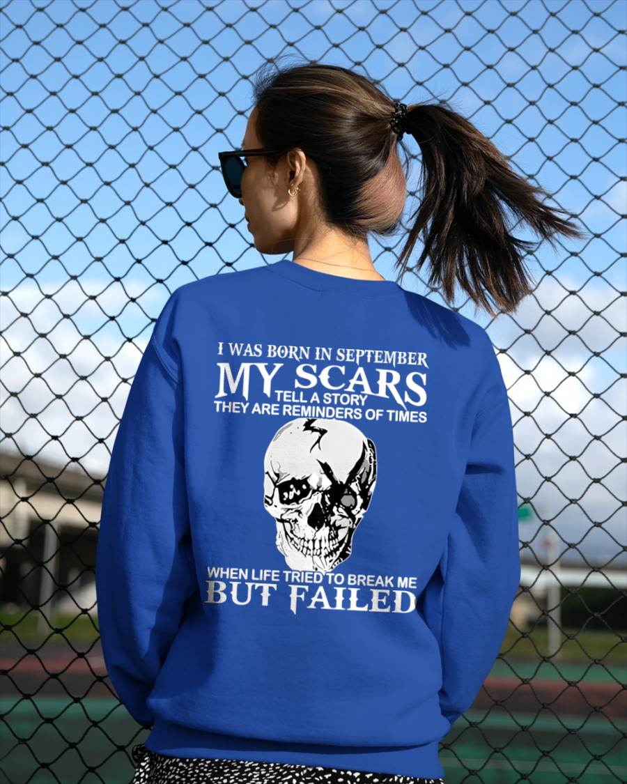 My Scars Tell A Story – T-Shirt For Woman – DOAN09 (SKU10-27-09)