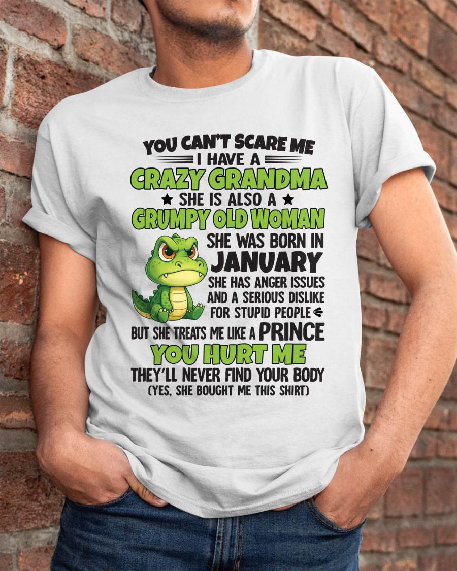 You Can’t Scare Me - Gift For Grandson And Granddaughter From Grandma - DOAN01 (SKU09-85-01)