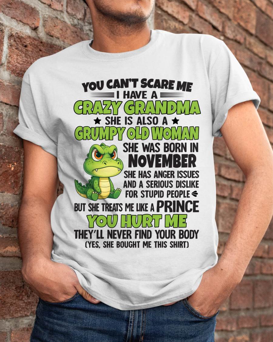 You Can’t Scare Me - Gift For Grandson And Granddaughter From Grandma - DOAN11 (SKU09-85-11)