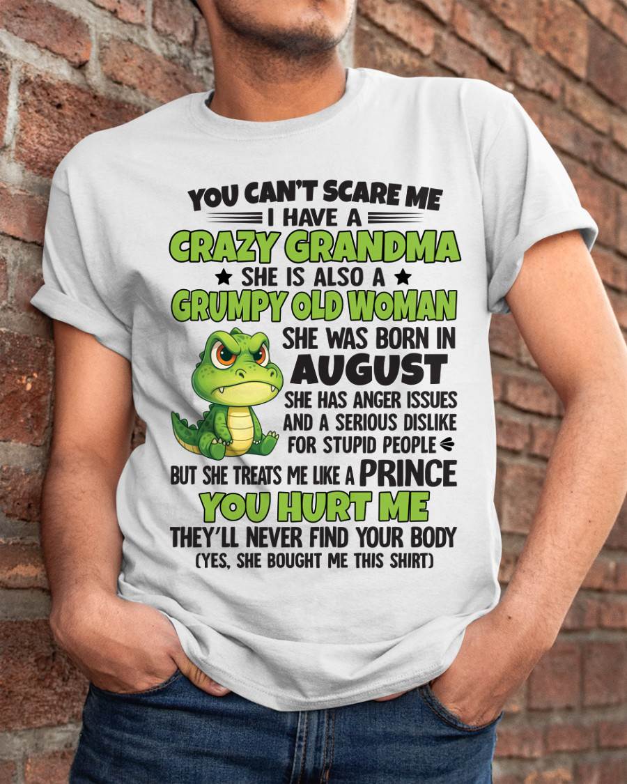 You Can’t Scare Me - Gift For Grandson And Granddaughter From Grandma - DOAN08 (SKU09-85-08)