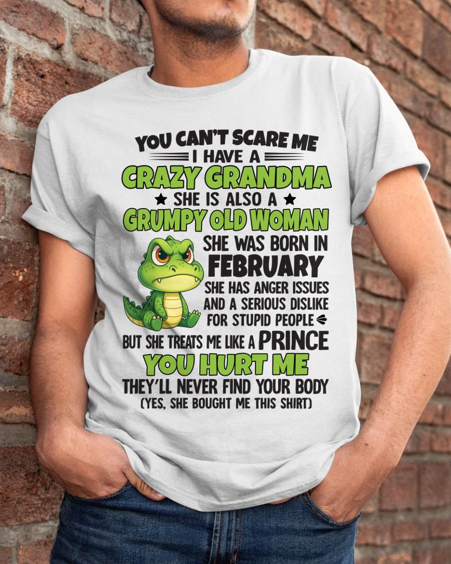 You Can’t Scare Me - Gift For Grandson And Granddaughter From Grandma - DOAN02 (SKU09-85-02)