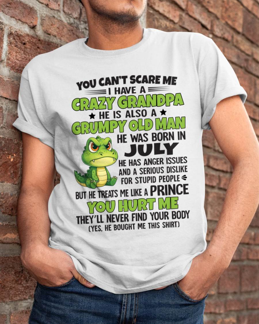 YOU CAN’T SCARE ME - GIFT FOR GRANDSON AND GRANDDAUGHTER FROM GRANDPA - DOAN07 (SKU09-121-07)