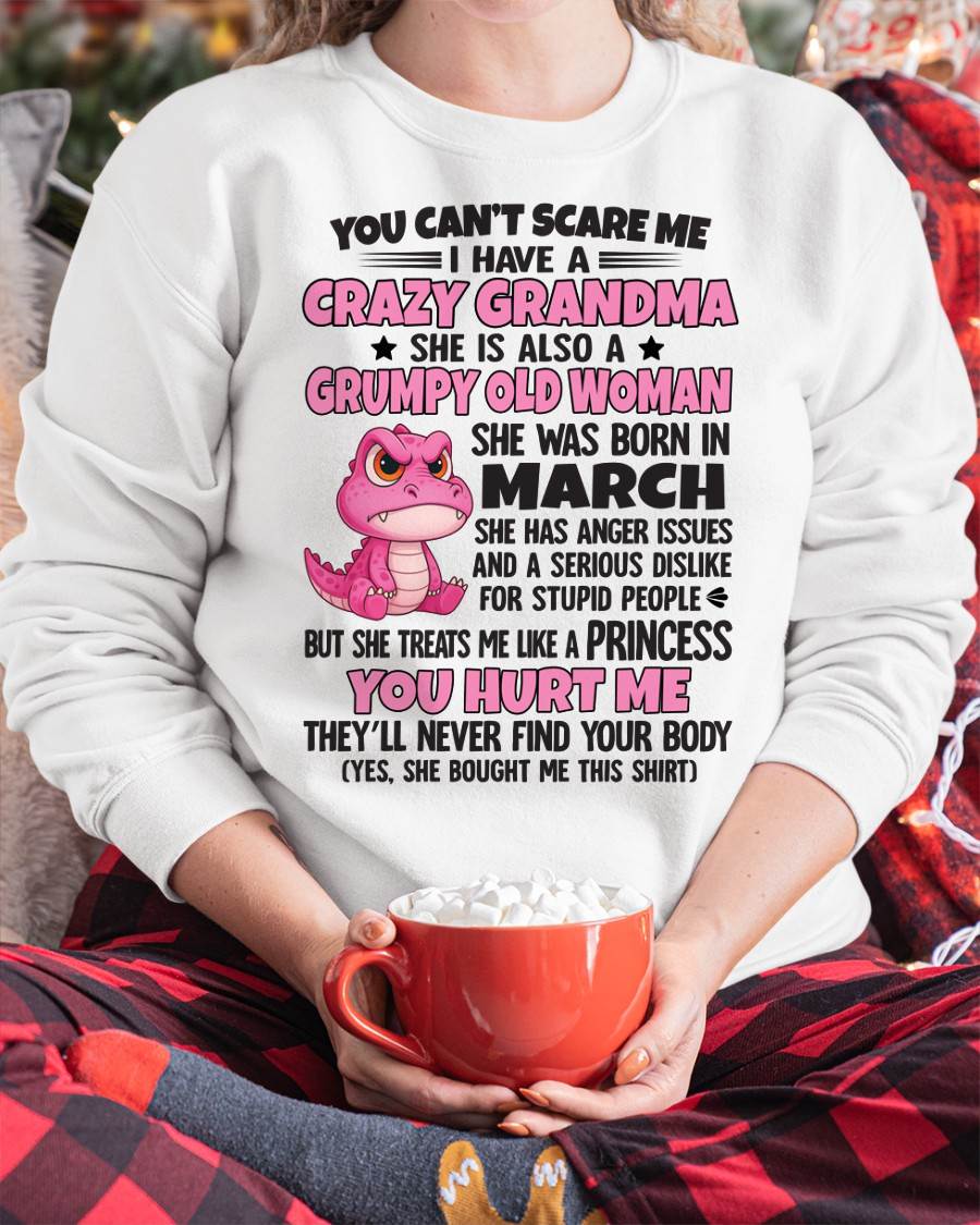 You Can’t Scare Me - Gift For Grandson And Granddaughter From Grandma - DOAN03 (SKU09-130-03)