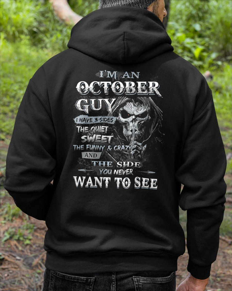 OCTOBER - I HAVE 3 SIDES - T-SHIRT FOR MAN - DOAN10 (SKU07-60-10)