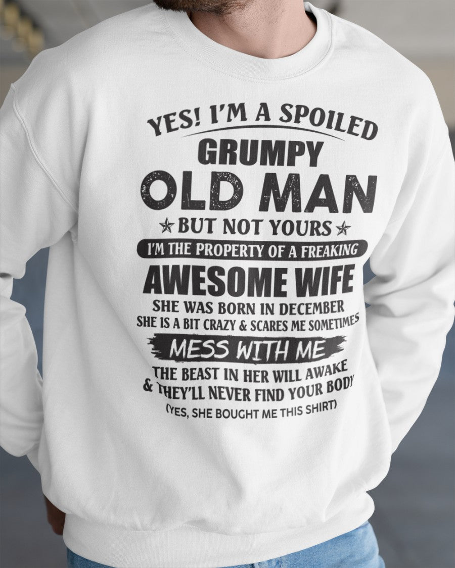 Awesome wife December - Perfect gift for your husband - ccdi12 (SKU96-68-12)