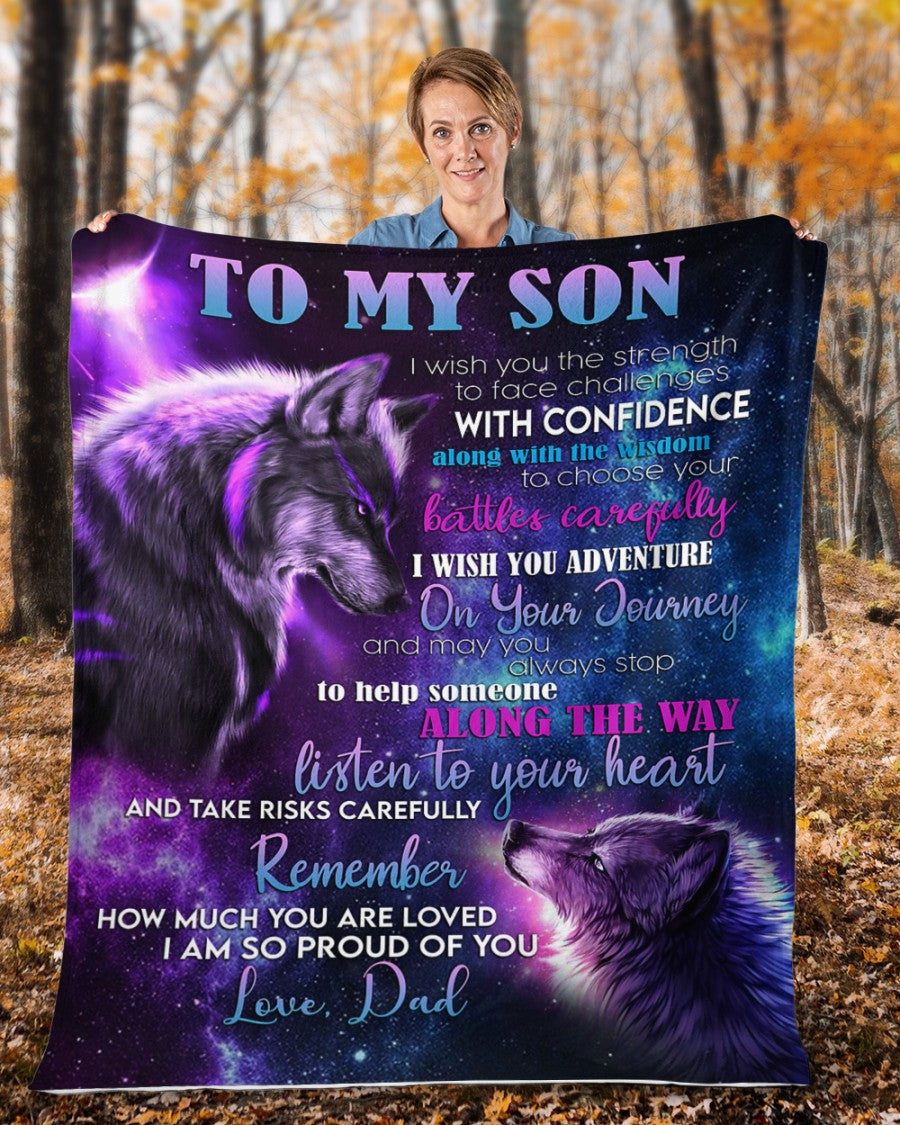 The Perfect Gift For Your Son Blanket - From Dad (SKUB10-Btien)