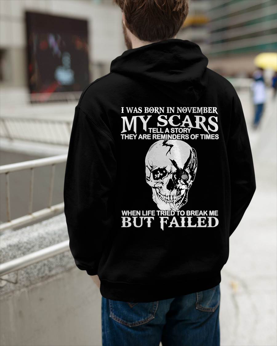 My Scars Tell A Story – T-Shirt For Man – DOAN11 (SKU10-27-11)