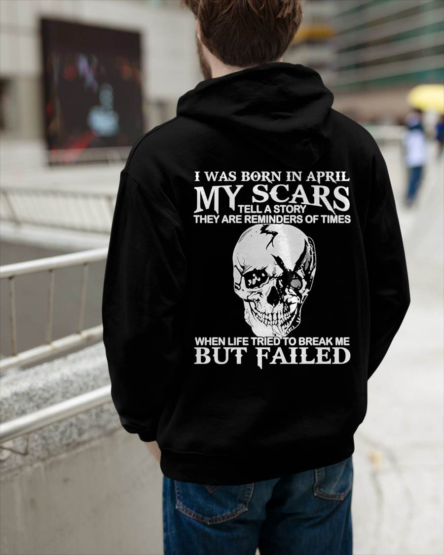 My Scars Tell A Story – T-Shirt For Man – DOAN04 (SKU10-27-04)