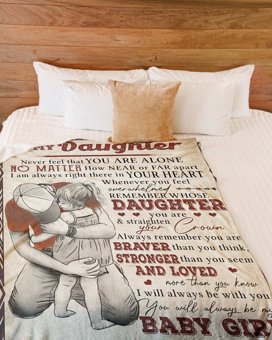 Special Gift For Your Daughter Blanket - From Dad