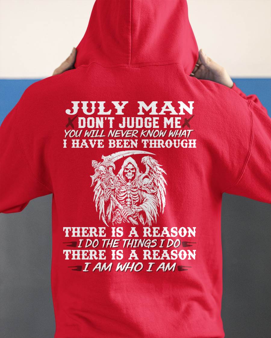 July Man Don't Judge Me – T-Shirt For Man – DOAN07 (SKU10-49-07)