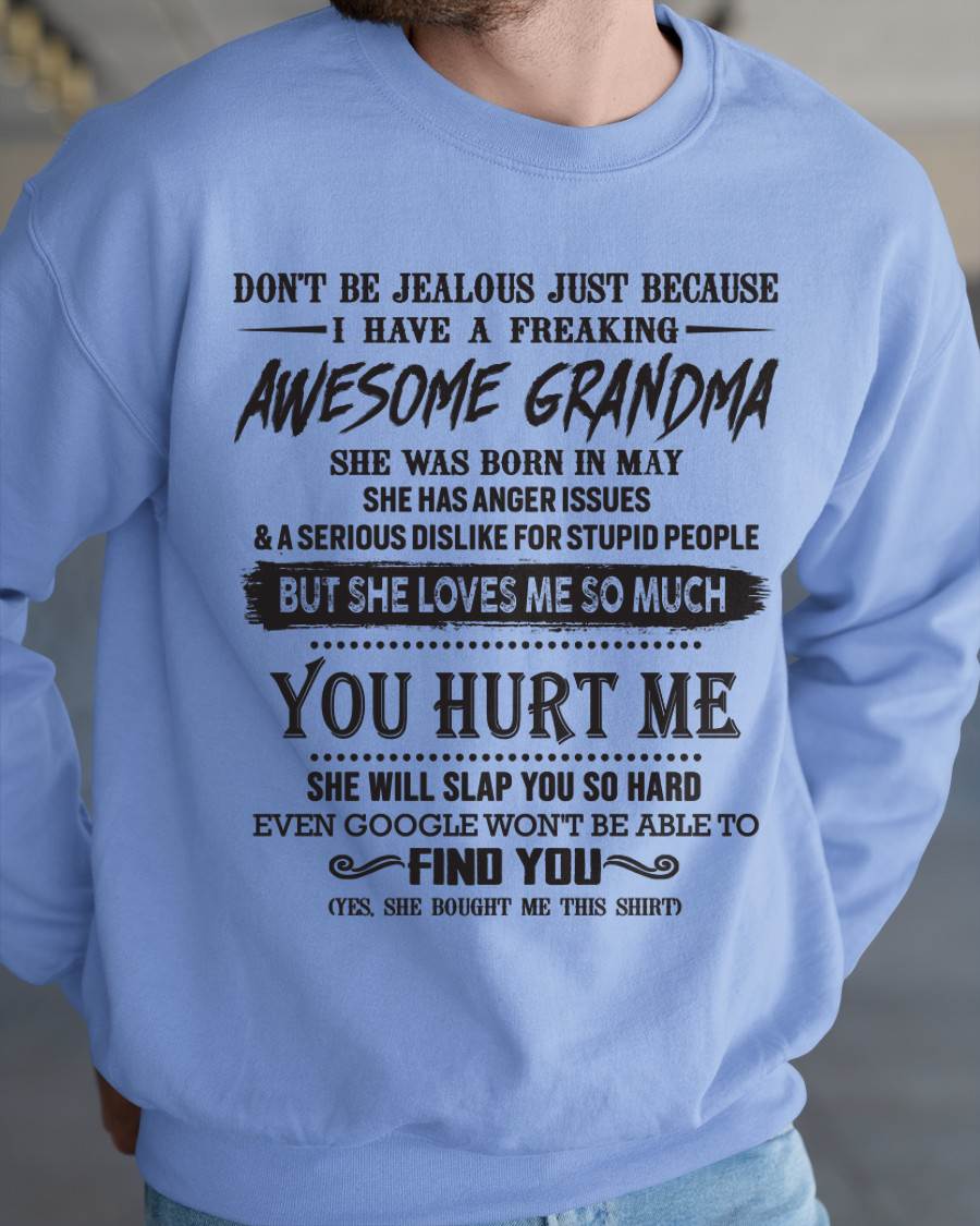 Don't Be Jealous - Gift For Grandson And Granddaughter From Grandma - DOAN05 (SKU07-153-05)