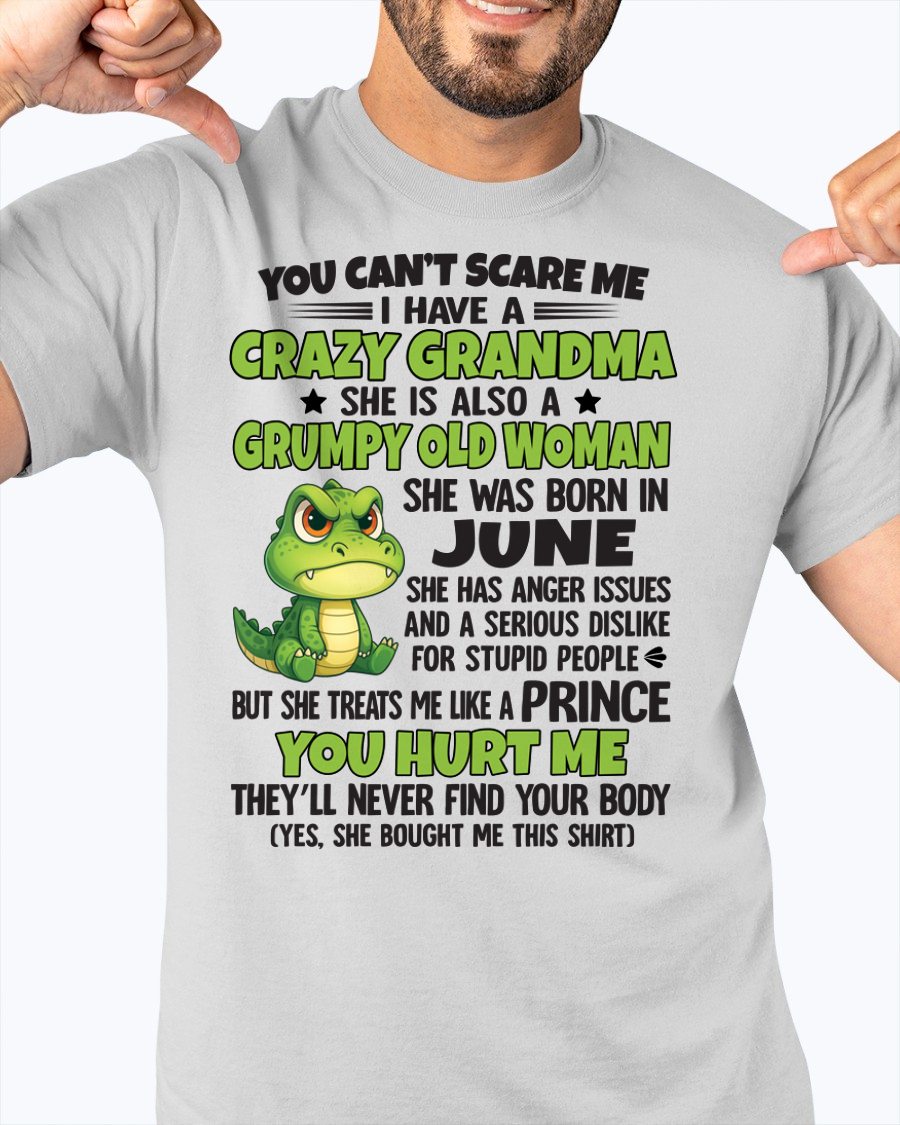 JUNE - YOU CAN'T SCARE ME - FOR GRANDSON - GIFT FROM GRANDMA - TIEN06 (SKU09-85-06)