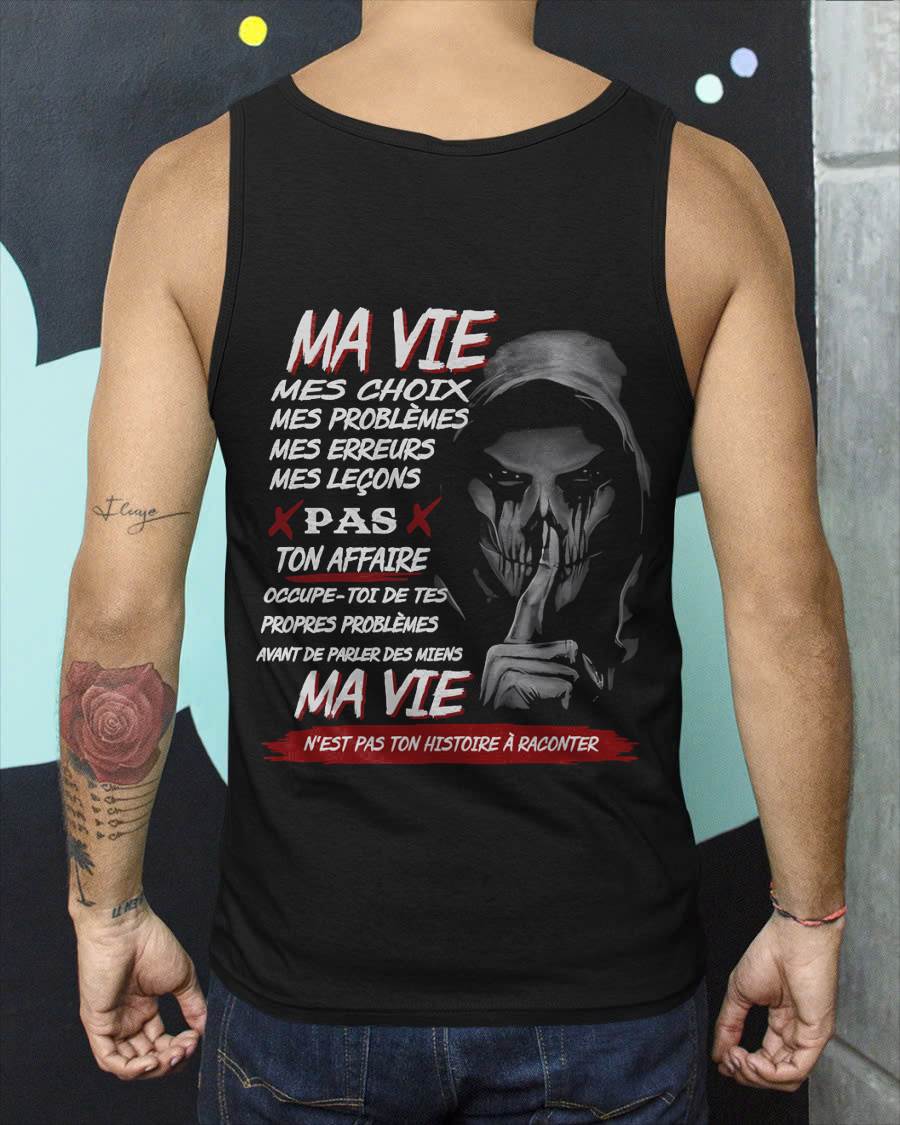 MA VIE – T-shirt pour homme – TIEN00 (SKU12-247)