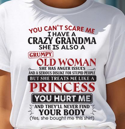 You Can't Scare Me - Gift For Grandson And Granddaughter From Grandma - DOAN00 (SKU10-76-00)