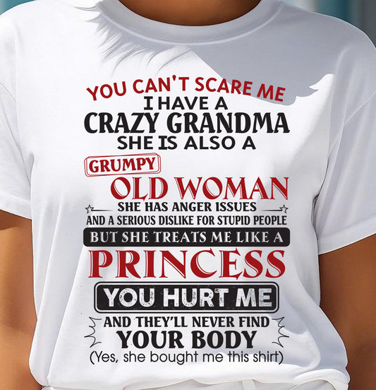You Can't Scare Me - Gift For Grandson And Granddaughter From Grandma - DOAN00 (SKU10-76-00)