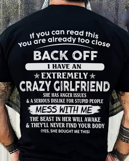 If You Can Read This You Are Already Too Close - Gift For Your Boyfriend, Husband From Wife - DOAN00 (SKU07-175-00)