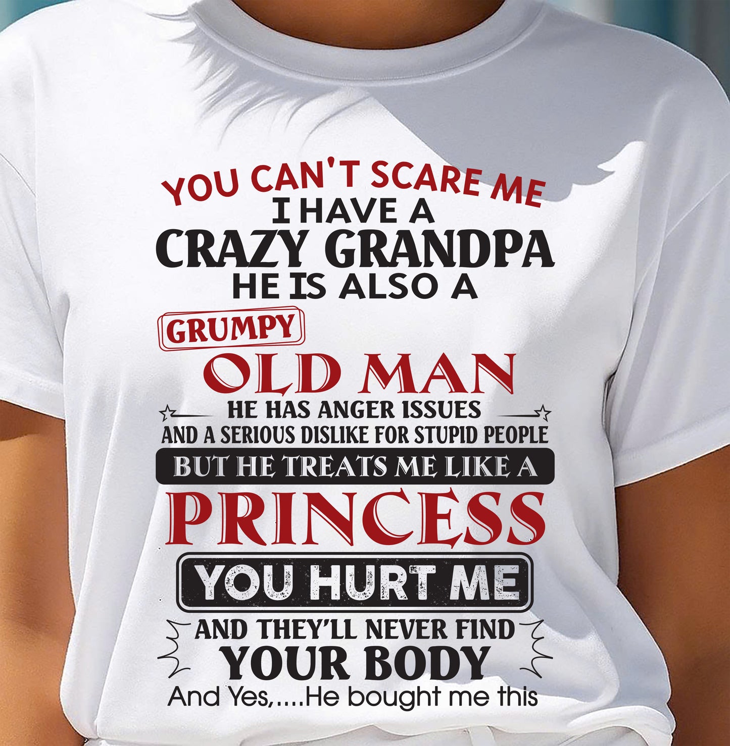 I Have A Crazy Grandpa - Gift For Grandson And Granddaughter From Grandpa - DOAN00 (SKU09-143-00)