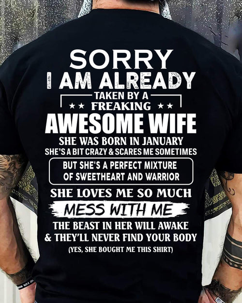 wife January - Perfect gift for your husband - ccdi01 (SKU68-86-01)