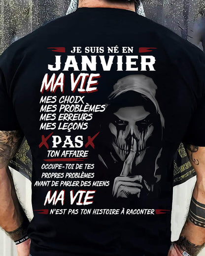 MA VIE – T-shirt pour homme – DOAN01 (SKU12-269-01)
