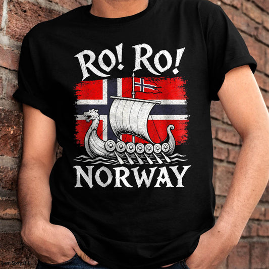 "NORWAY VIKING" –  TRENDING T - SHIRT  – TIEN00 (SKU2607-104)
