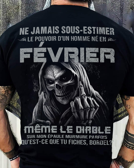 LE POUVOIR D’UN HOMME NÉ EN – T-SHIRT POUR HOMME – DOAN02 (SKU08-61-02)