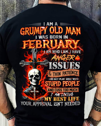 I Am A Grumpy Old Man – T-Shirt For Man – DOAN02 (SKU12-319-02)