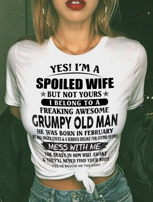 Grumpy Old Man February – Perfect gift for wife From Husband – TIEN02 (SKU08-63-02)