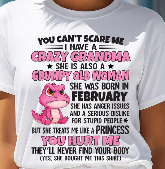 You Can’t Scare Me - Gift For Grandson And Granddaughter From Grandma - DOAN02 (SKU09-130-02)