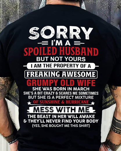 March - Spoiled Husband - Perfect Gift From Wife - TIEN03 (SKU11-02-03)
