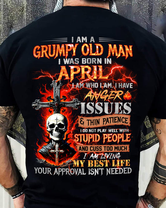 I Am A Grumpy Old Man – T-Shirt For Man – DOAN04 (SKU12-319-04)