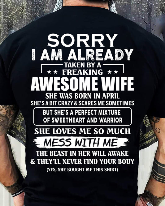 Wife Aril - Perfect gift for husband From Wife - TIEN04 (SKU68-86-04)