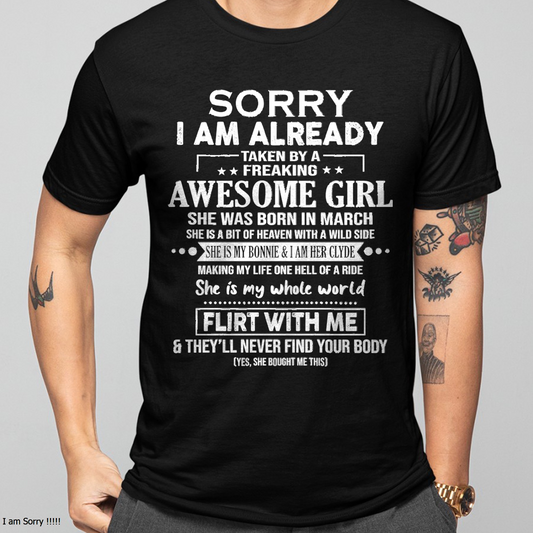 MARCH – She Is My Bonnie And I Am Her Clyde – FROM WIFE TO HUSBAND – TIEN03 (SKU26T-01-61-03)