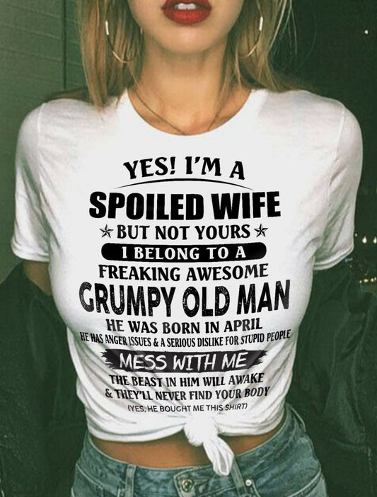 Grumpy Old Man April – Perfect gift for your wife – TIEN04 (SKU08-63-04)