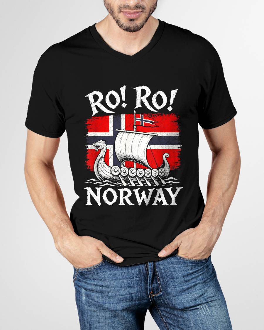 "NORWAY VIKING" –  TRENDING T - SHIRT  – TIEN00 (SKU2607-104)