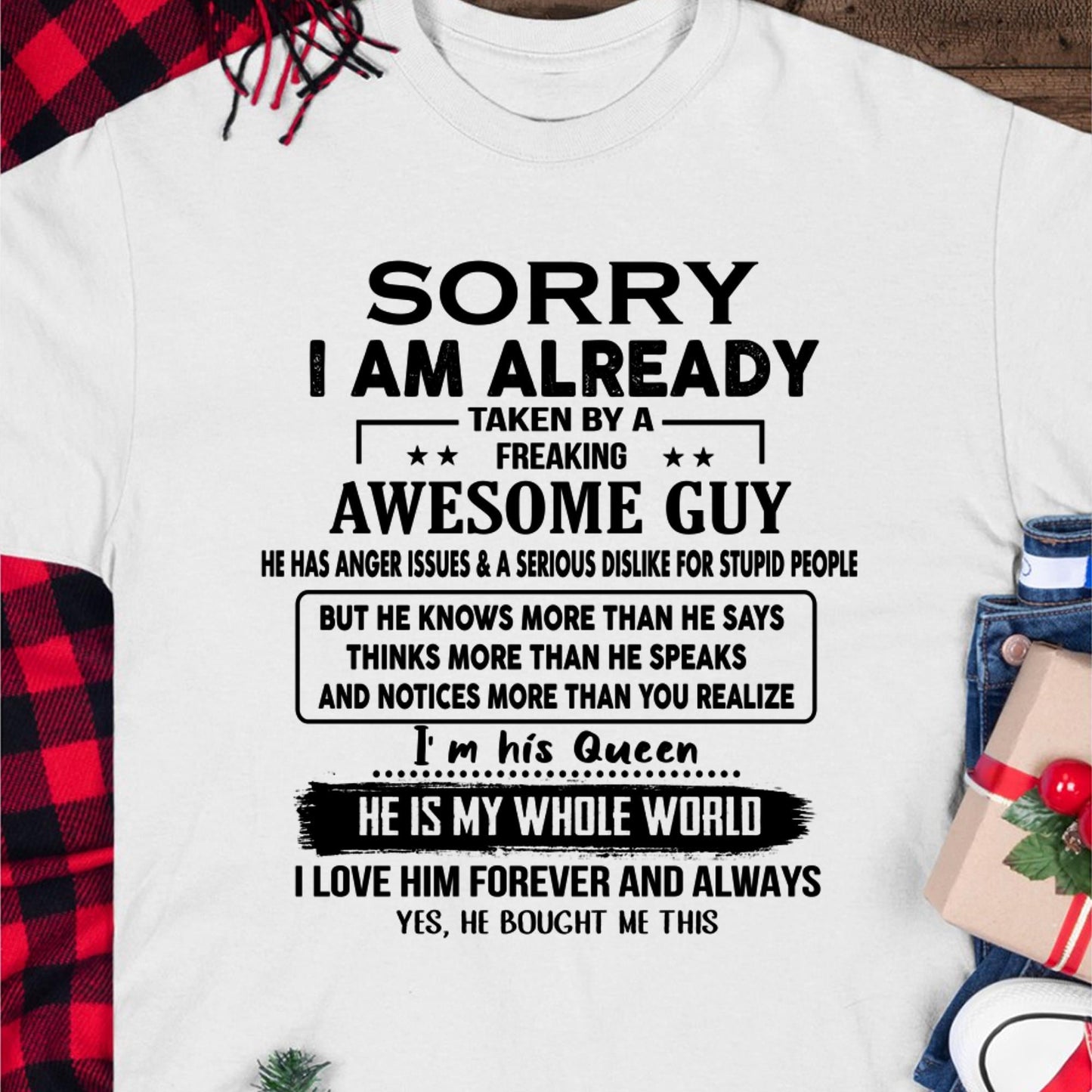 Awesome Guy - Perfect gift for your girlfriend or wife from husband - TIEN00 (SKUT08-11-00)