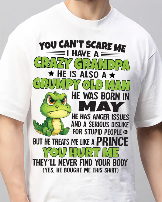 YOU CAN’T SCARE ME - GIFT FOR GRANDSON AND GRANDDAUGHTER FROM GRANDPA - DOAN05 (SKU09-121-05)