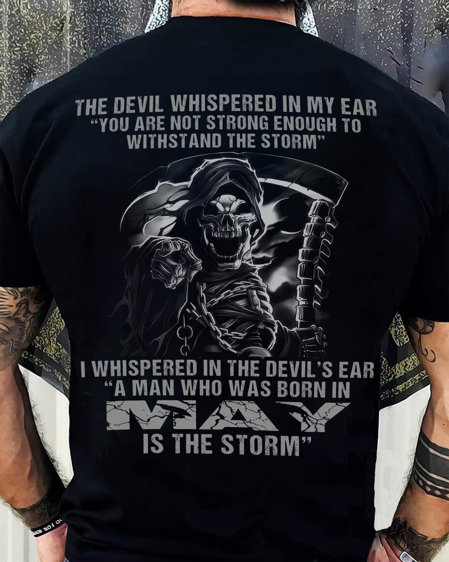 May - The Devil Whispered In My Ear - T-Shirt For Man - DOAN05 (SKU08-87-05)