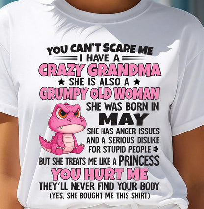 You Can’t Scare Me - Gift For Grandson And Granddaughter From Grandma - DOAN05 (SKU09-130-05)