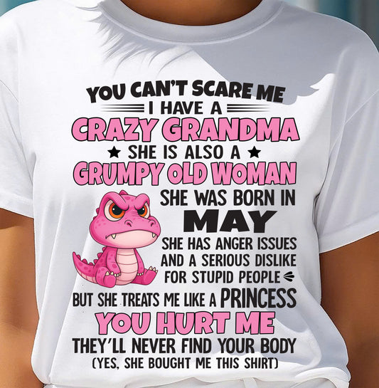 You Can’t Scare Me - Gift For Grandson And Granddaughter From Grandma - DOAN05 (SKU09-130-05)