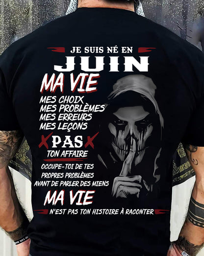 MA VIE – T-shirt pour homme – DOAN06 (SKU12-269-06)