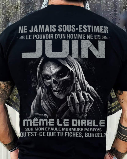 LE POUVOIR D’UN HOMME NÉ EN – T-SHIRT POUR HOMME – DOAN06 (SKU08-61-06)