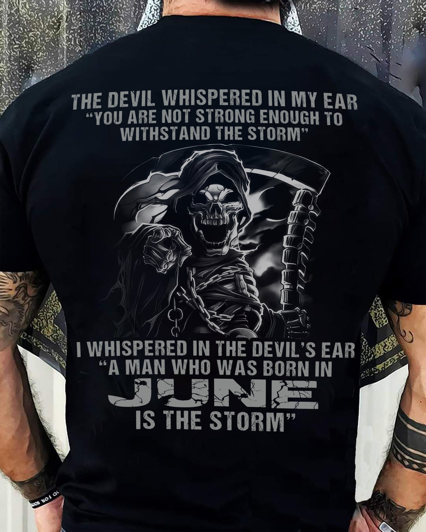 June - The Devil Whispered In My Ear - T-Shirt For Man - DOAN06 (SKU08-87-06)