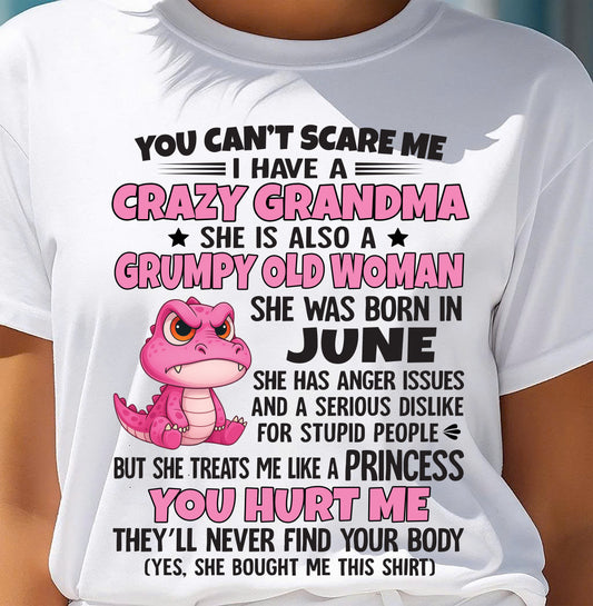 You Can’t Scare Me - Gift For Grandson And Granddaughter From Grandma - DOAN06 (SKU09-130-06)
