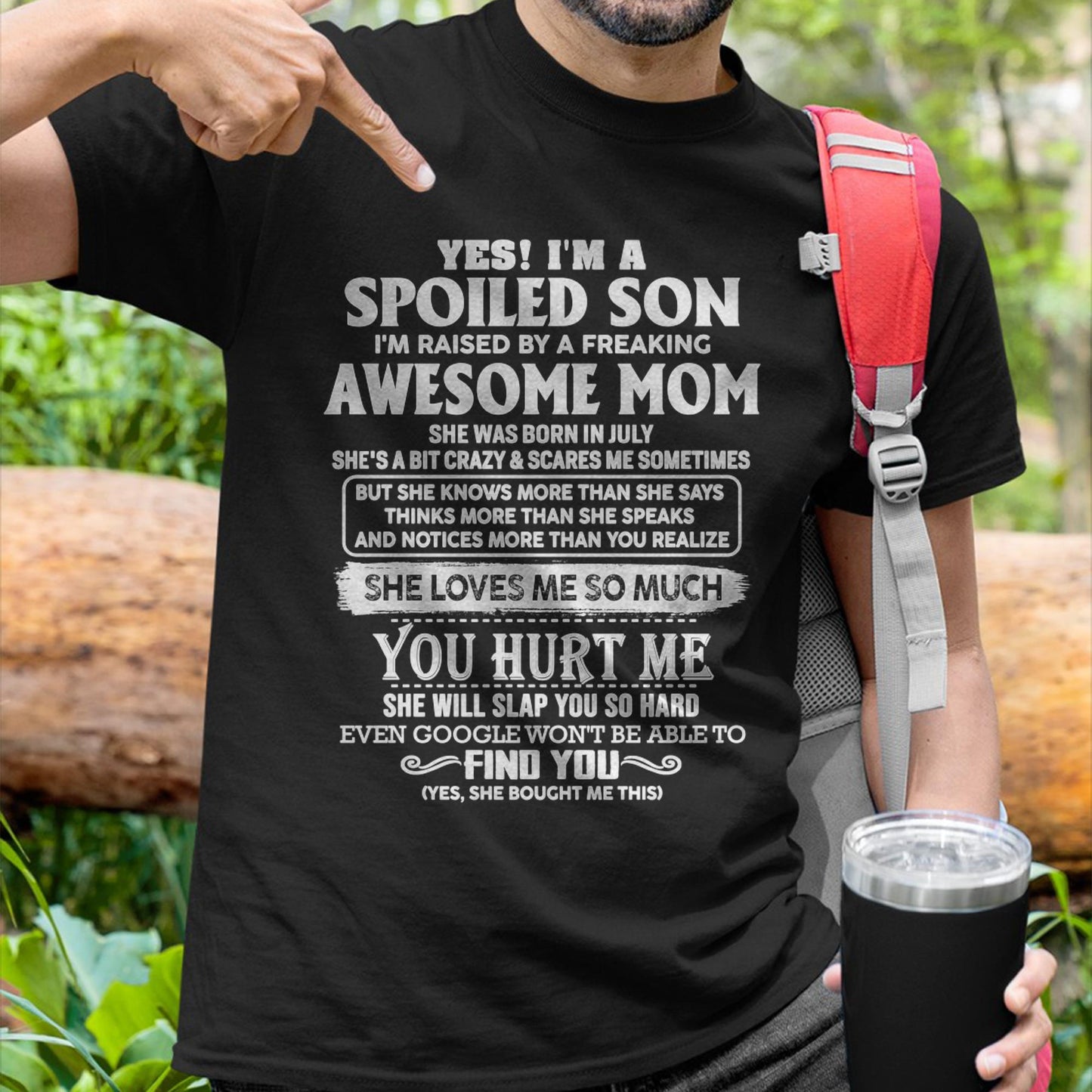 July - Awesome Mom - Perfect Gift For Your Son From Mom - TIEN07 (SKU05-47-07)